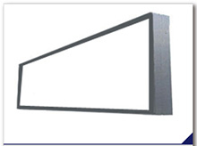 押縁脱着式ファサード看板