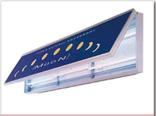 FF開閉式ファサード看板